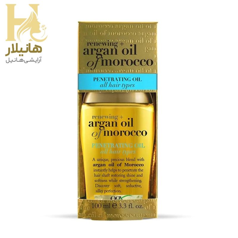 آرایشی و بهداشتی هانیل 80 مو ارگان مراکشی او جی ایکس 100 میل OGX 1
